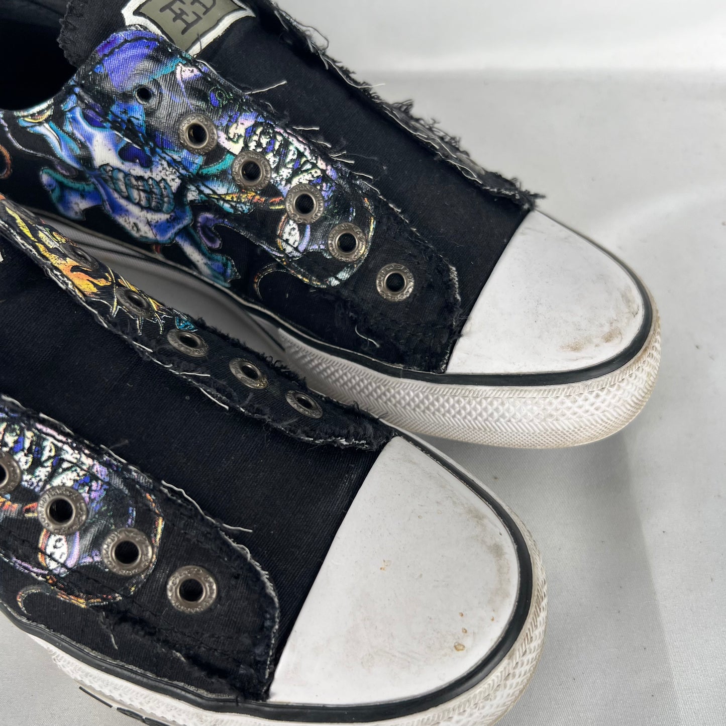 Ed Hardy Slip On Sneakers- M's 7, W's 9