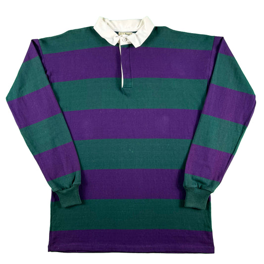 80s L.L. Bean Striped Rugby Shirt- XL