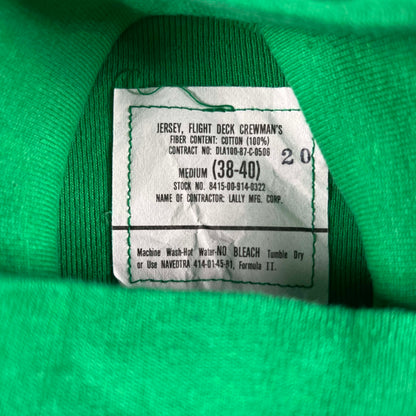 80s USN Flight Deck Crewman's Shirts(sz M)- 5 IN STOCK!!