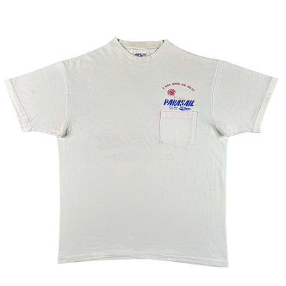 80s I Got High on Maui Pocket Tee- M