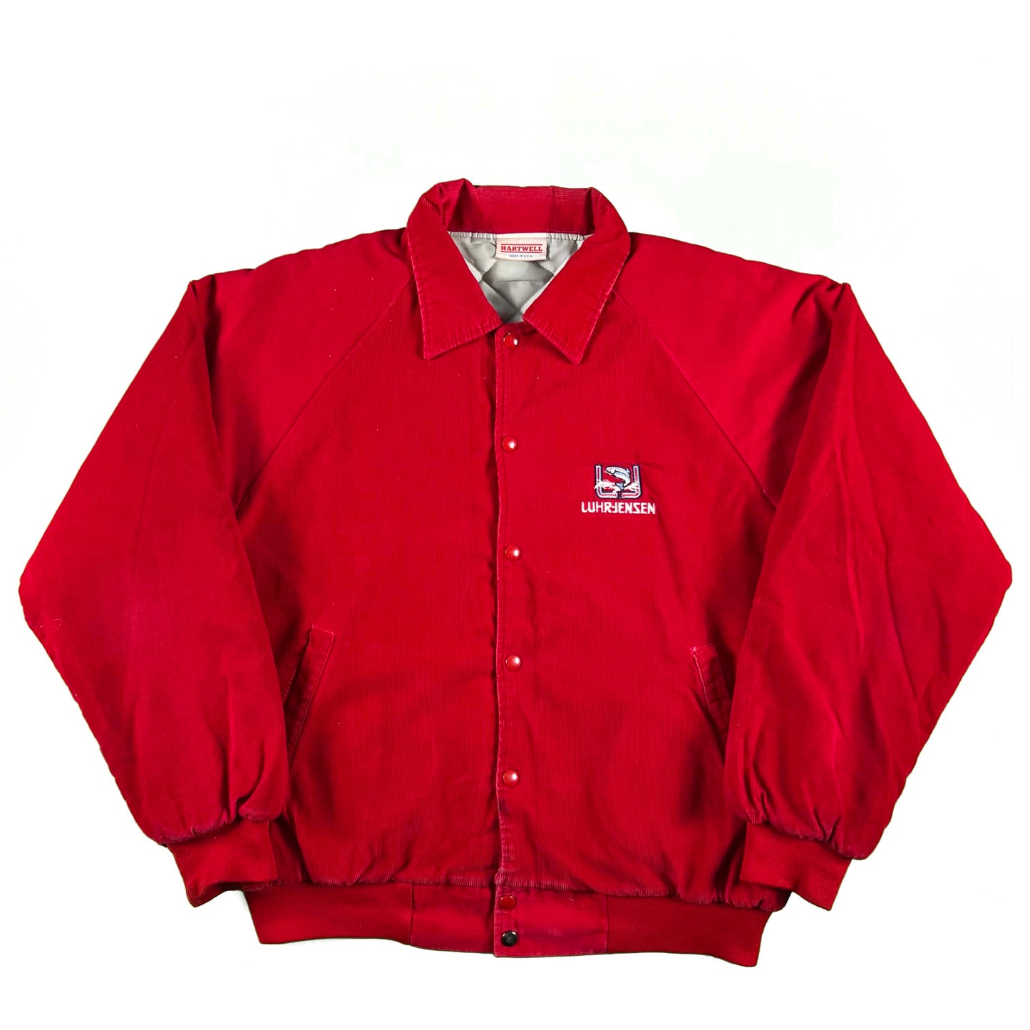 80s Luhr Jensen Corduroy Bomber Jacket- XL