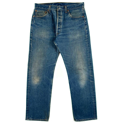 90s Dark Wash Levi's 501 Denim- 33x29