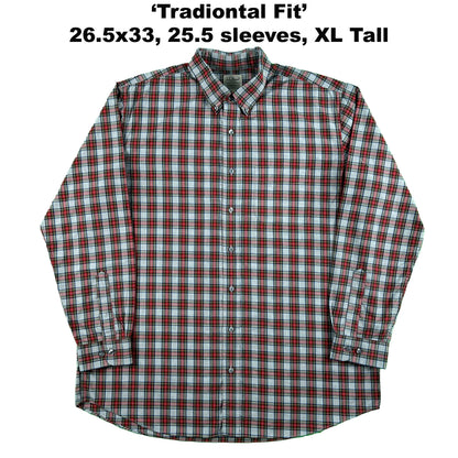 Vintage L.L. Bean 100% Cotton Button Up Shirts- SELECT SHIRT