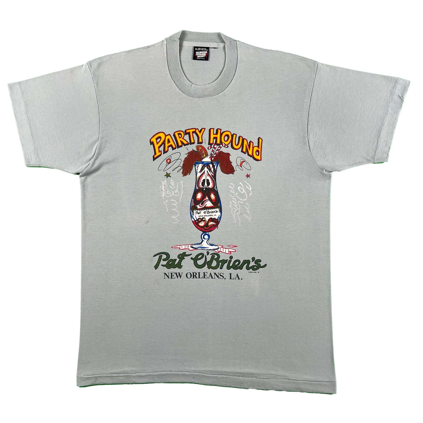 90s Pat O'Brien's Party Hound Tee- XL
