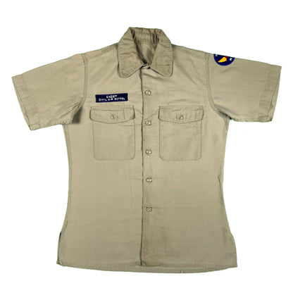 50s Civil Air Patrol Army Officers Shirt- M