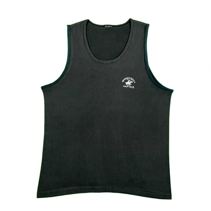 80s Faded Black Beverly Hills Polo Club Tank Top- L