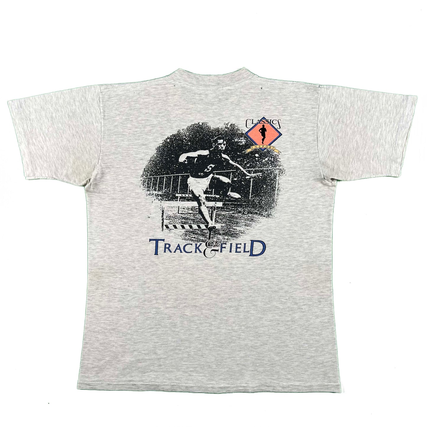 90s Classics in Sport Track & Field Tee- L