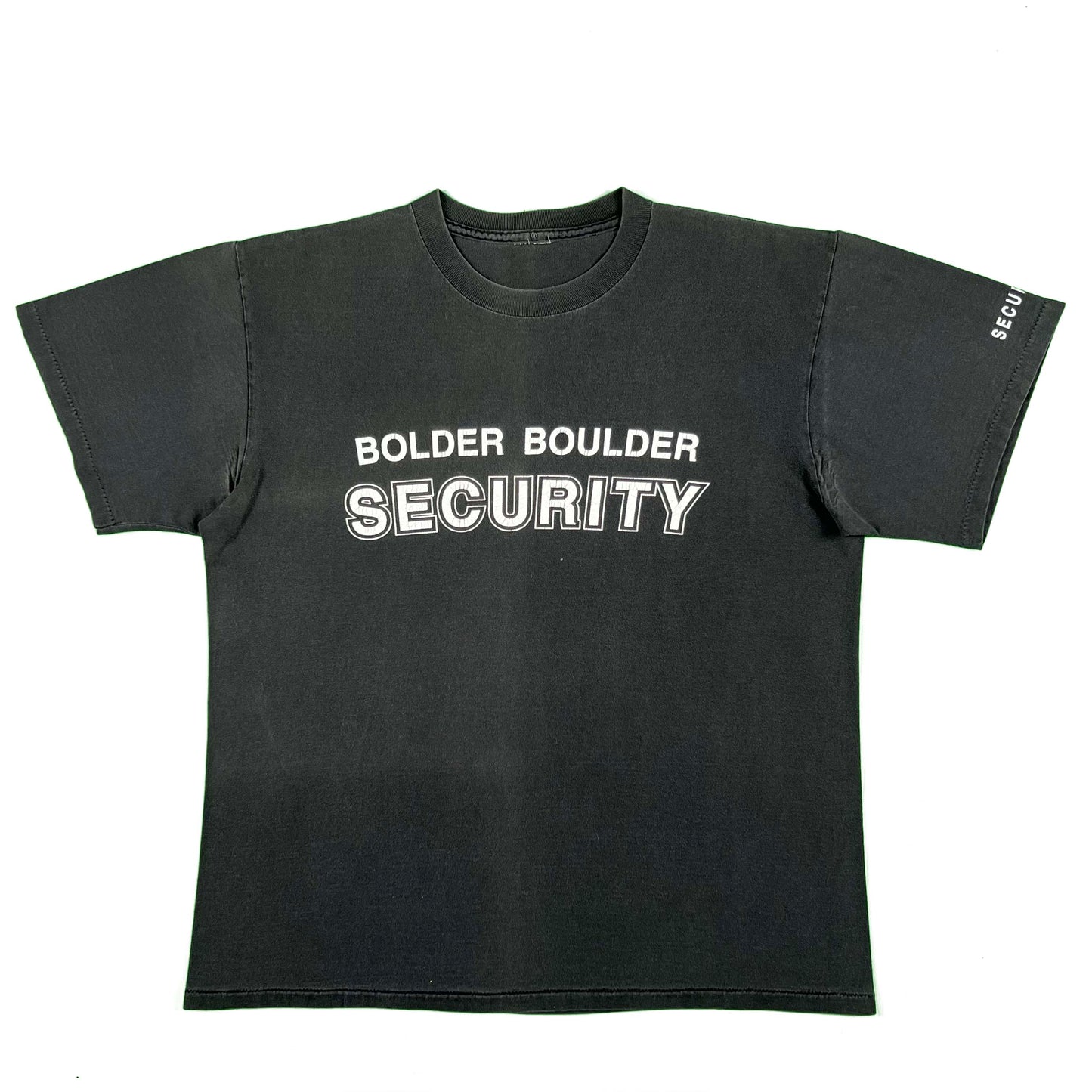 90s Bolder Boulder Security Tee- L