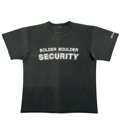90s Bolder Boulder Security Tee- L
