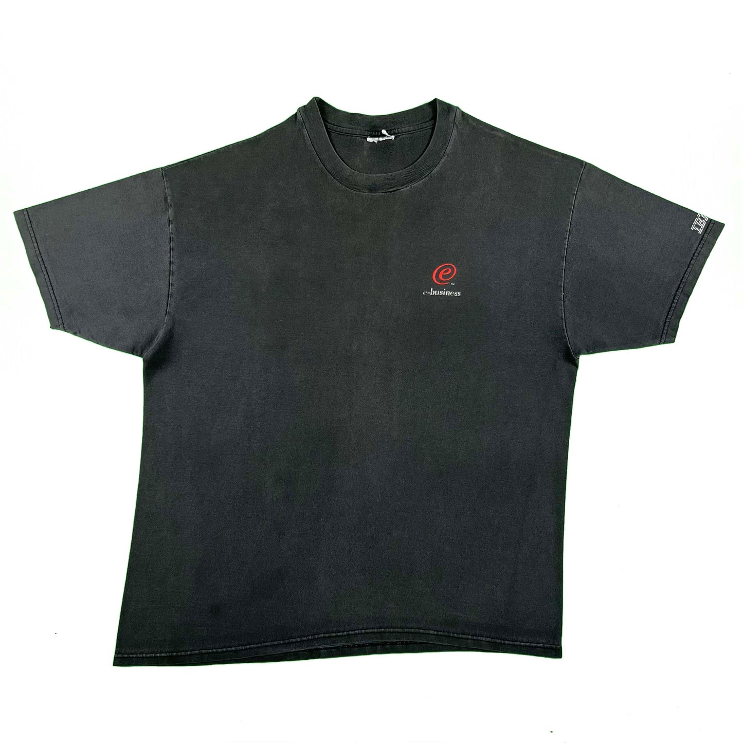 90s Faded Black IBM E-Business Tee- XL