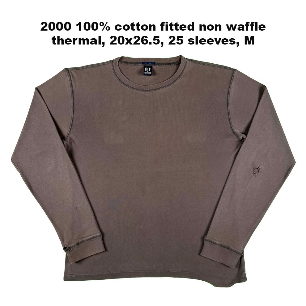 Vintage Gap Waffle Knit Thermals- SELECT SHIRT