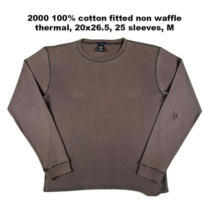Vintage Gap Waffle Knit Thermals- SELECT SHIRT