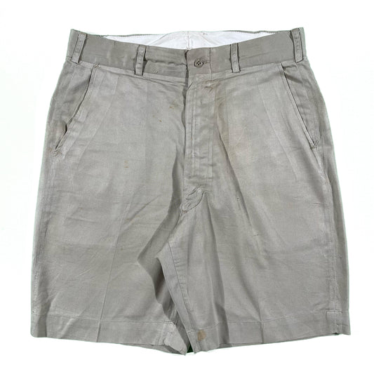 50s US Officer Chino Shorts - 33x8.5