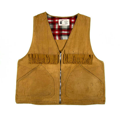 60s/70s Big Mac Flannel and Zip Hunting Vest Combo-