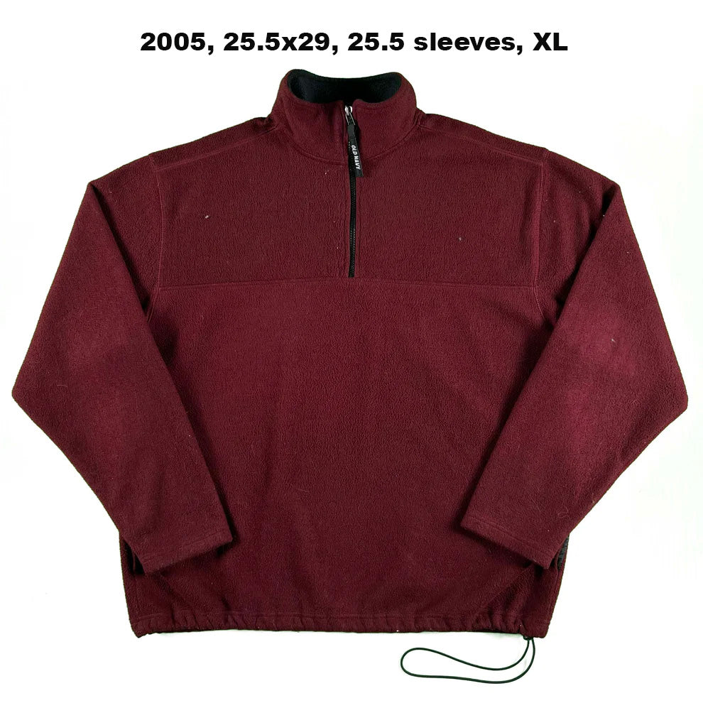 Vintage Old Navy 1/4 Zip Fleece'- SELECT FLEECE