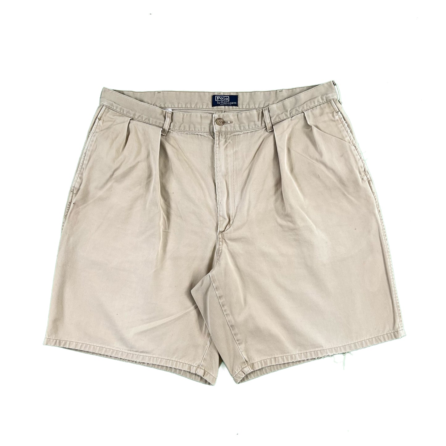 90s Polo RL Pleated Chino Shorts- 37x8.5