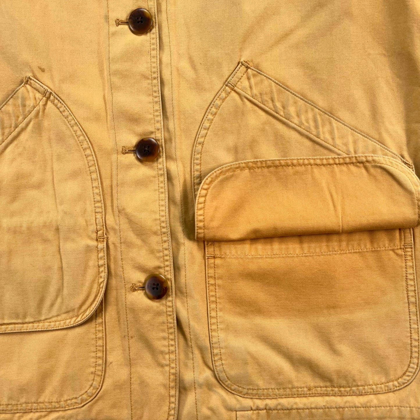 00s Lands' End Flannel Lined Barn Coat- S