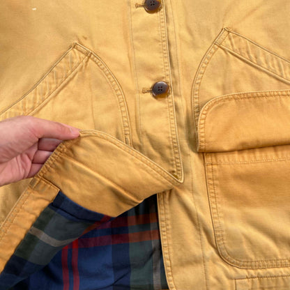 00s Lands' End Flannel Lined Barn Coat- S