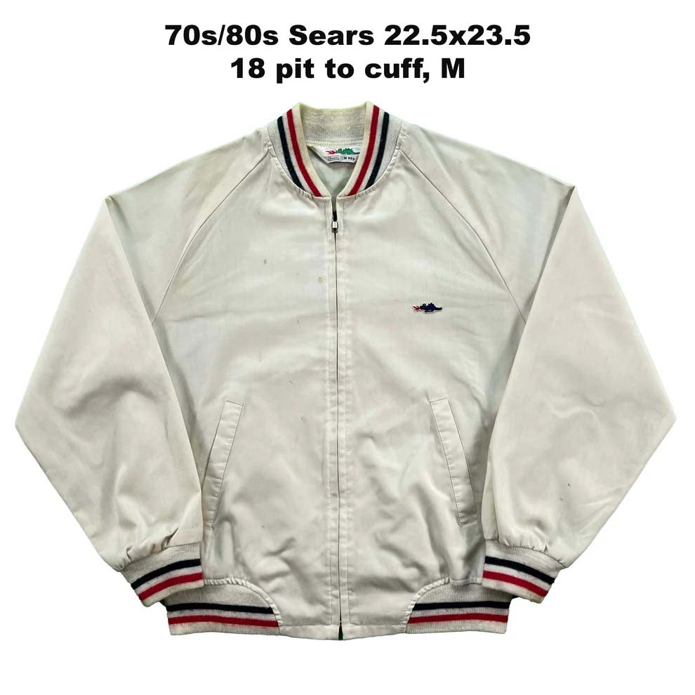 Vintage Sporty Striped Collar Jackets- SELECT JACKET