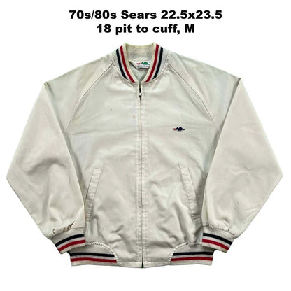 Vintage Sporty Striped Collar Jackets- SELECT JACKET