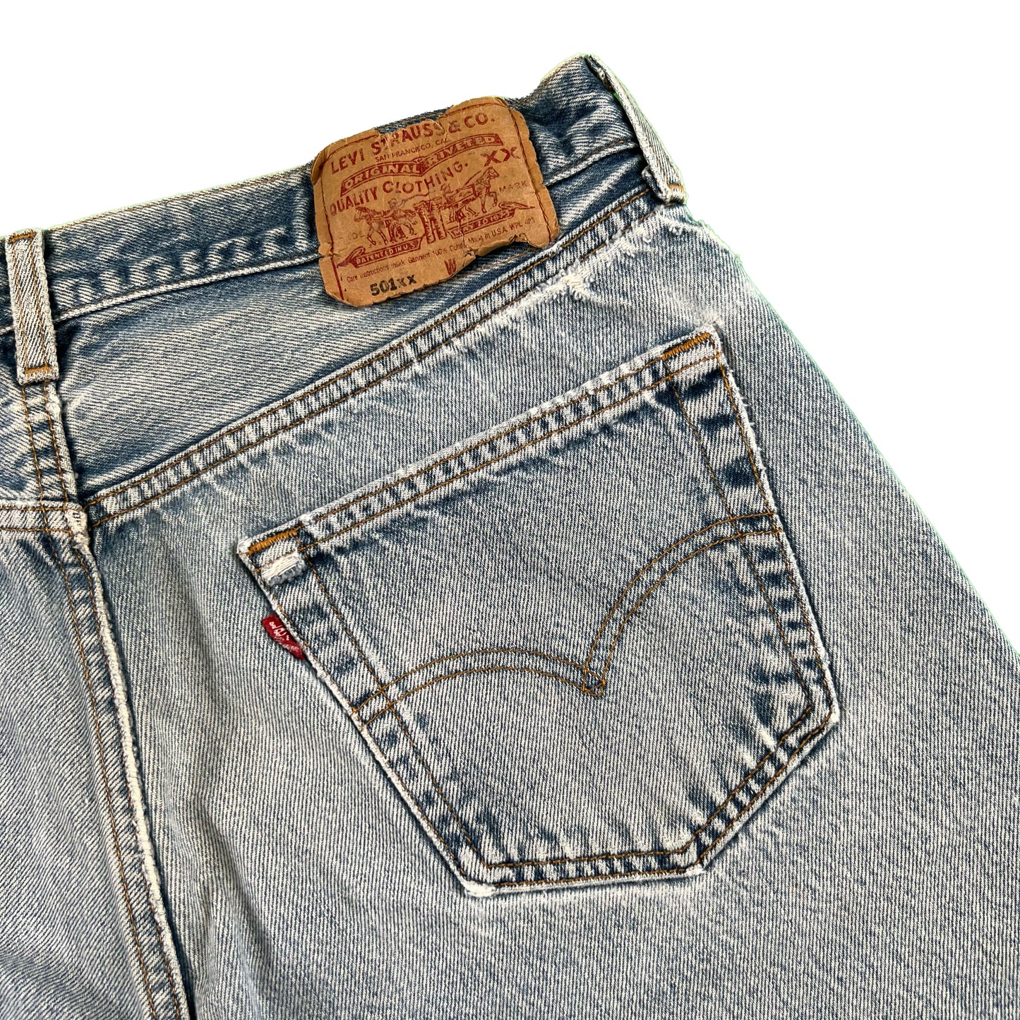 90s Cut Off Levi's 501s Denim Shorts- 32x8