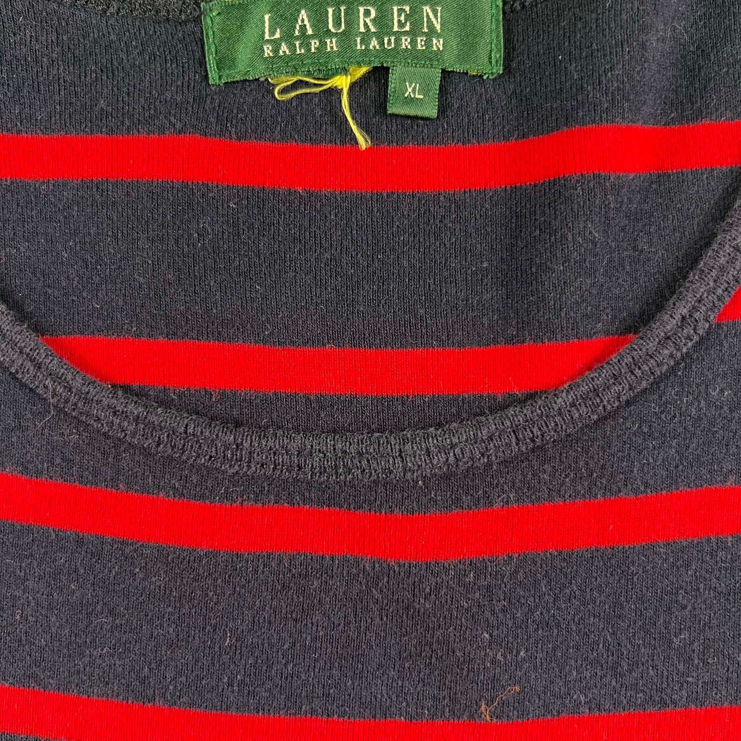 2000s Lauren Ralph Lauren Striped Tee- M