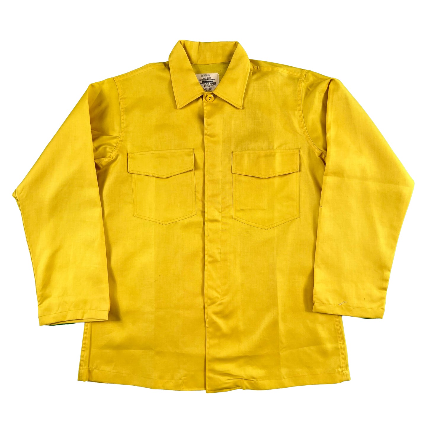 70s NOS Yellow Stenciled USFS Shirt- XL