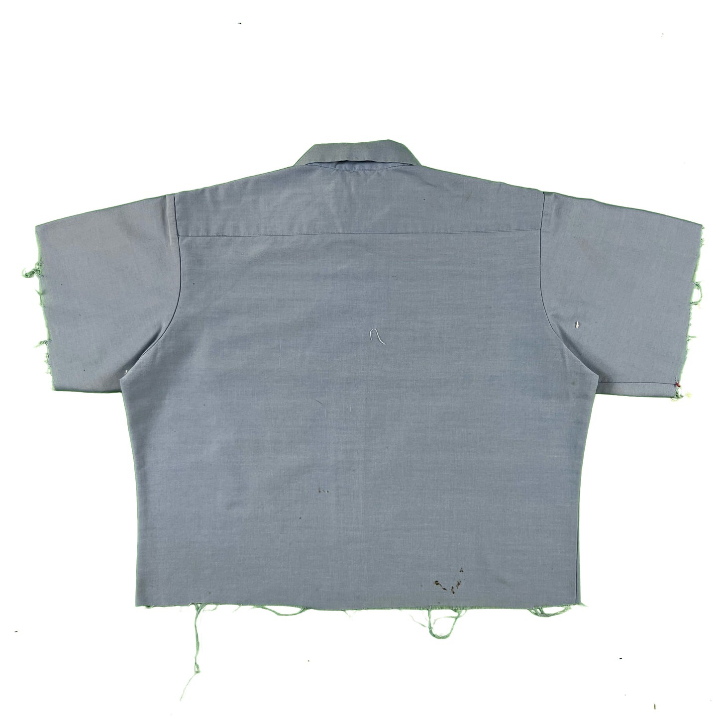 70s Cropped Mechanic Work Shirt- M