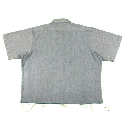 80s Cropped Big Ben Chambray Shirt- XL