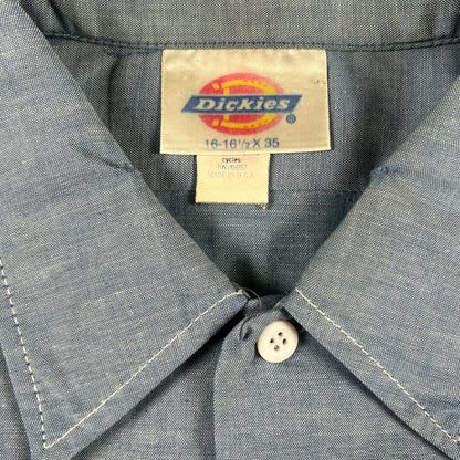 80s Cropped Dickies Chambray Shirt- XL