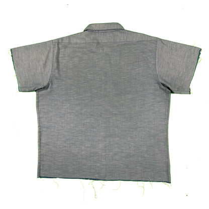 80s Cropped Dickies Chambray Shirt- XL