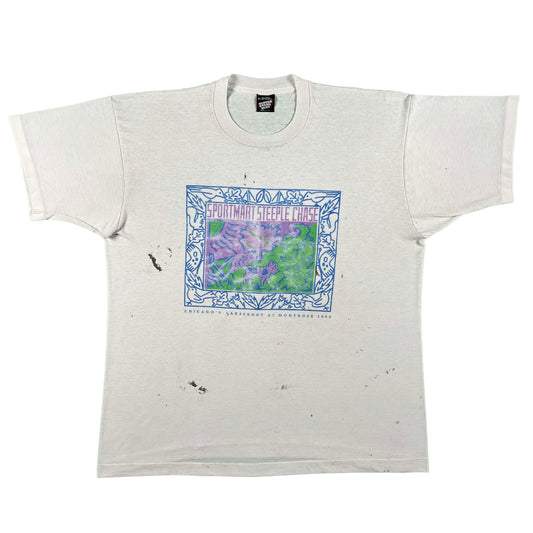 90s Chicago Lakefront Steeplechase Art Tee- XL