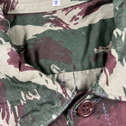 60s Cropped Portuguese Brush Camo Shirt- M