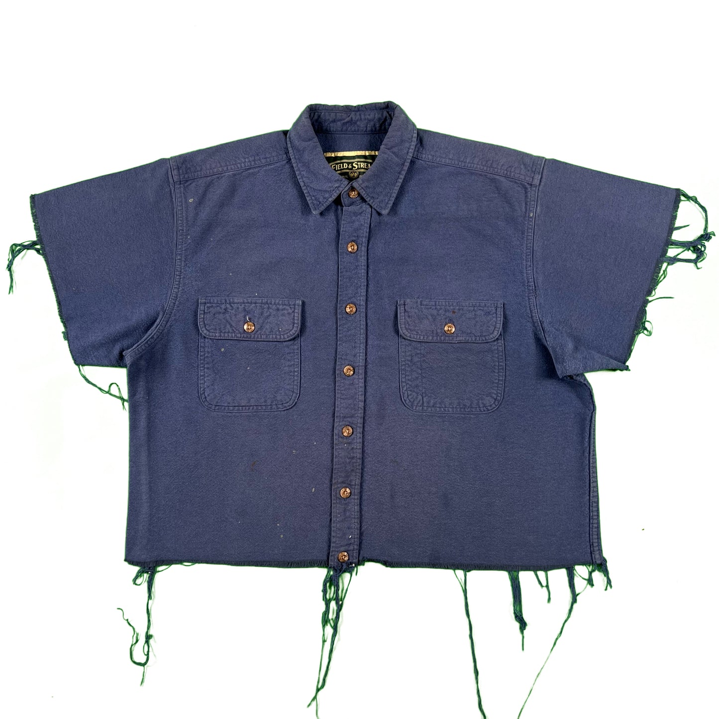 00s Cropped & Chopped Chamois Shirt- L