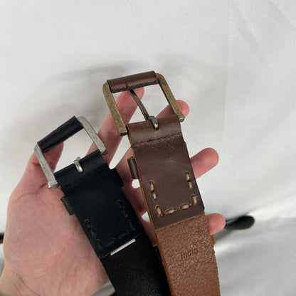 Timberland Black & Brown Leather Belts- SELECT BELT
