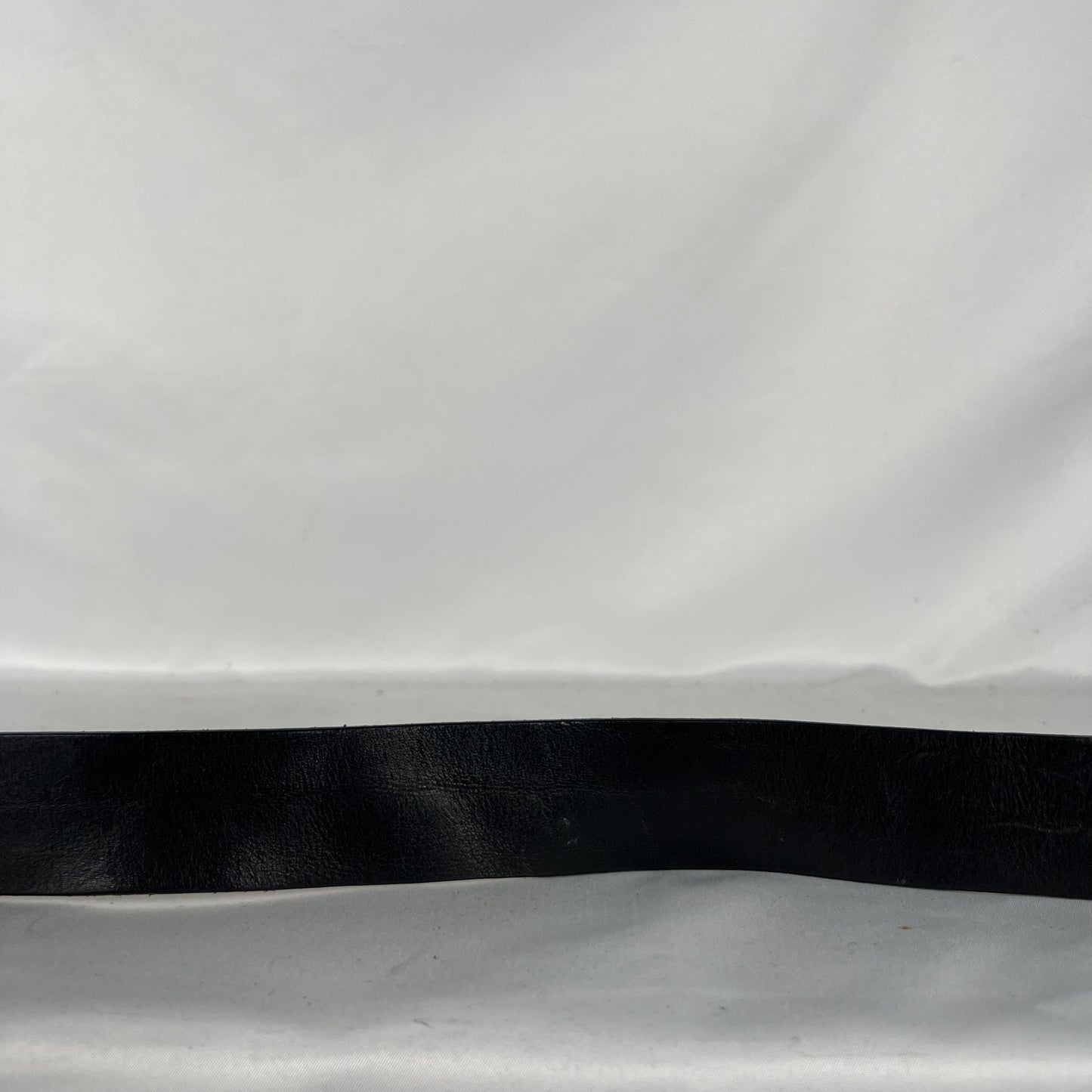 00s Old Navy Rhinestone Buckle Black Leather Belt- 26"-30"