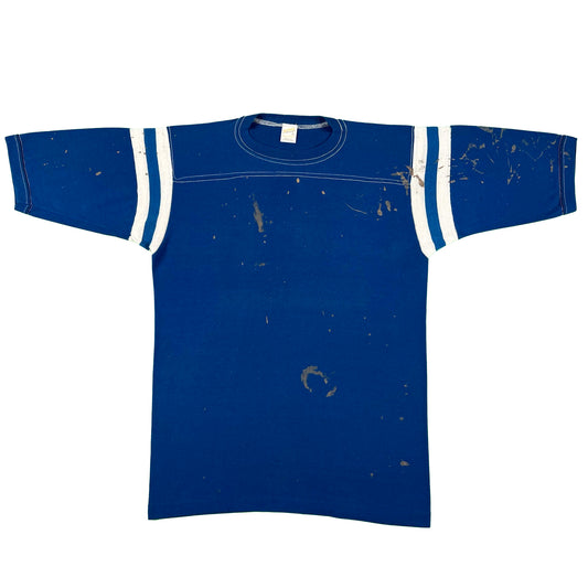 70s Blue 'Kershaw' Painters Tee- M