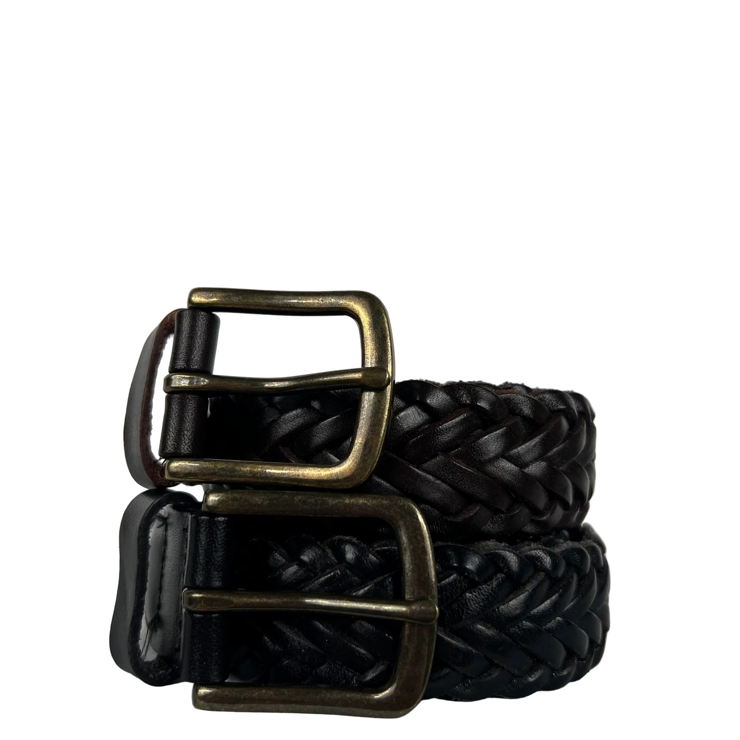 Banana Republic Black & Brown Braided Leather Belts- SELECT BELT