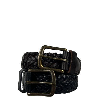 Banana Republic Black & Brown Braided Leather Belts- SELECT BELT