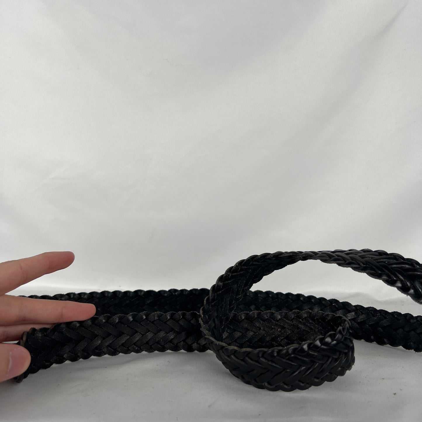 Banana Republic Black & Brown Braided Leather Belts- SELECT BELT