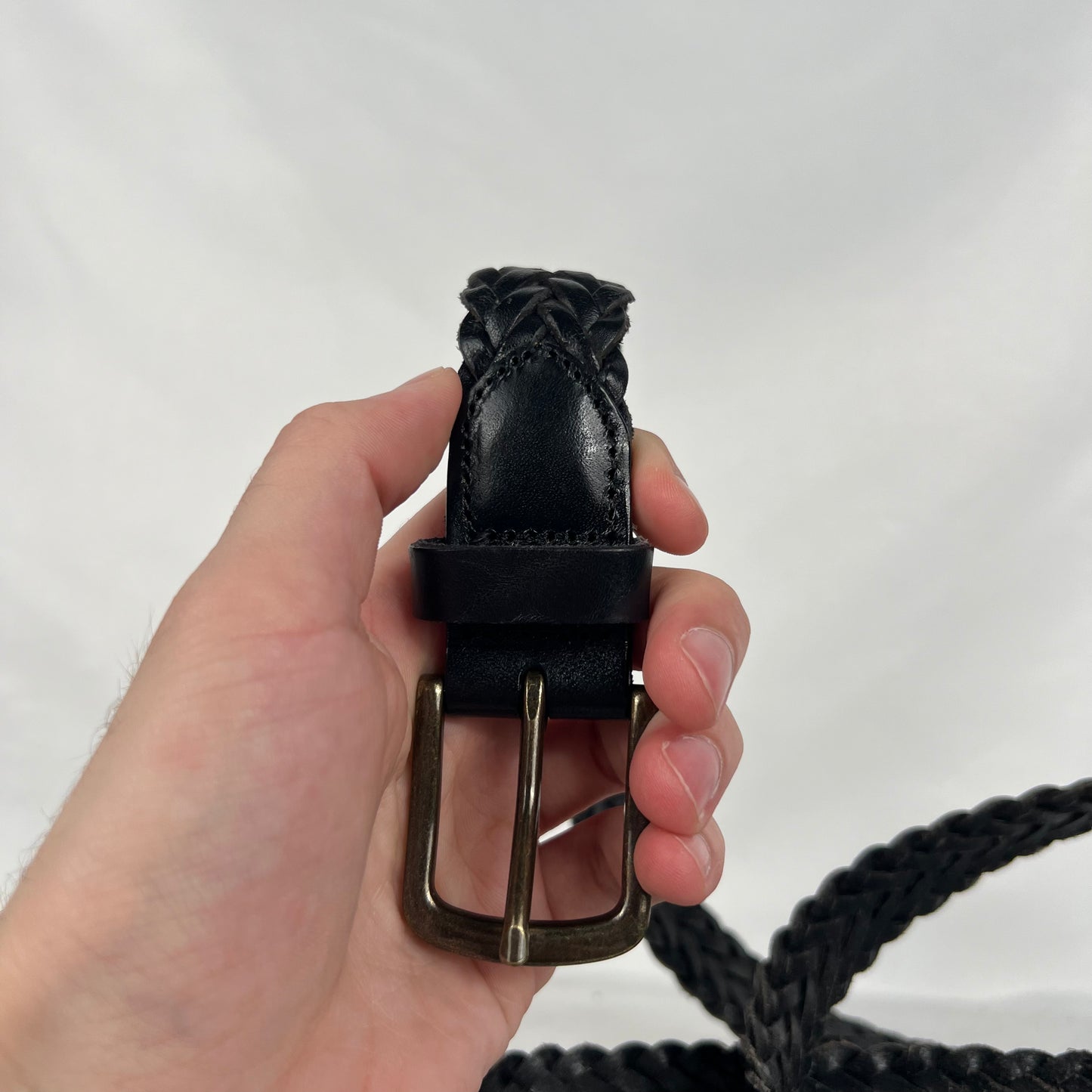 Banana Republic Black & Brown Braided Leather Belts- SELECT BELT