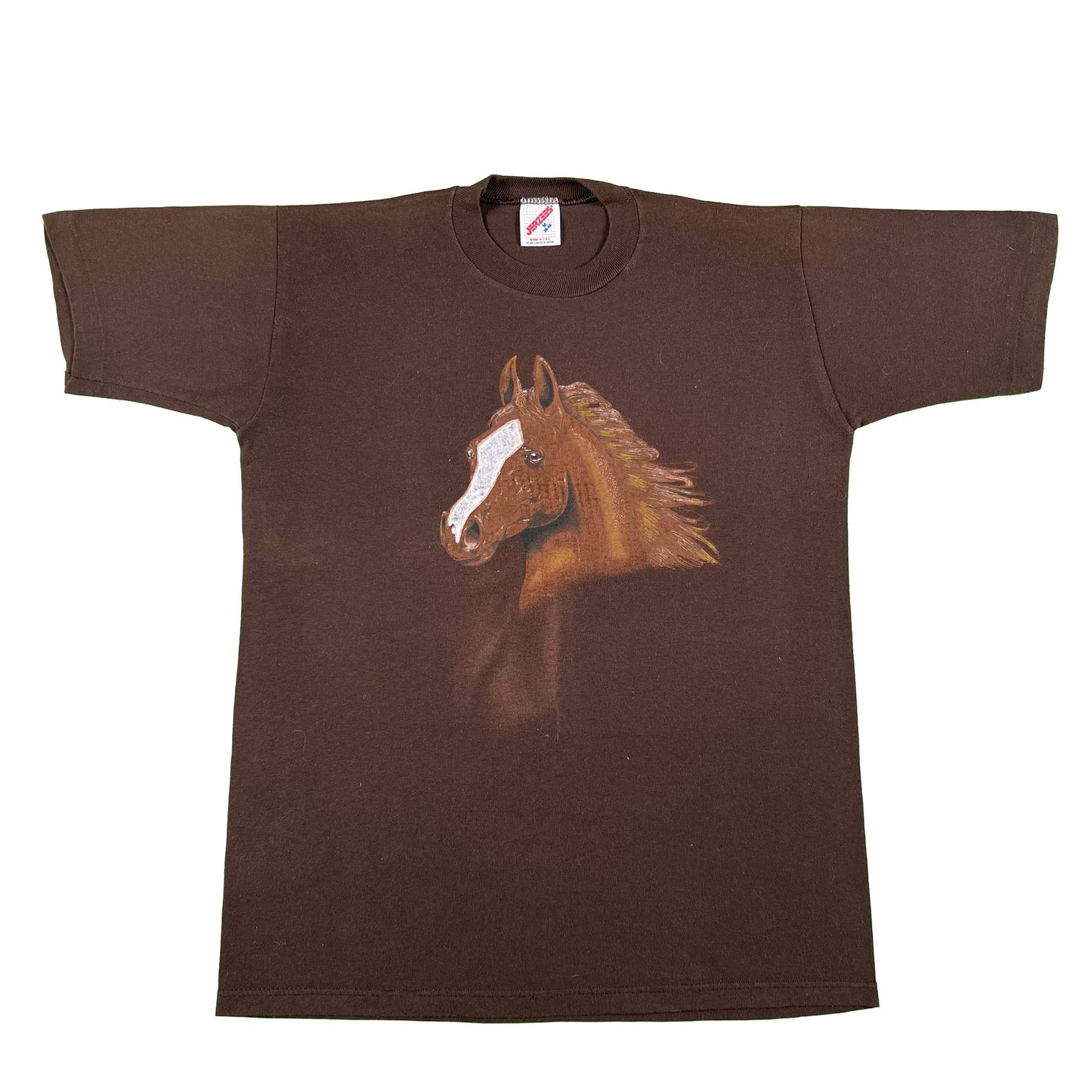 80s Hand Painted Horse Tee- M