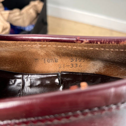 80s Oxblood Leather Tassel & Penny Loafers- SELECT PAIR