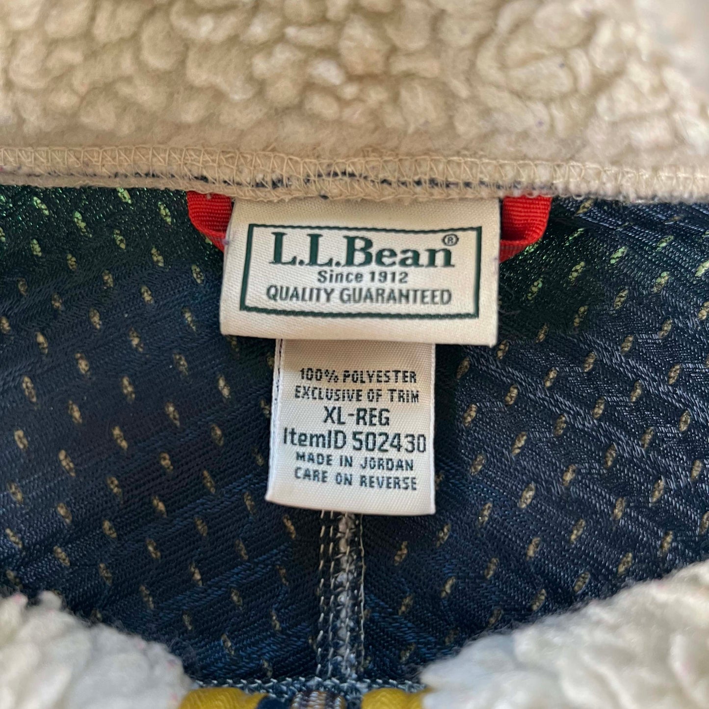 L.L. Bean Deep Pile Fleece Vest- L