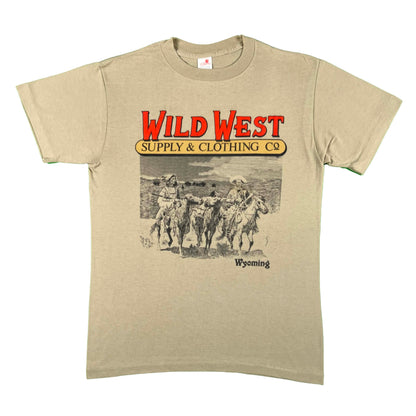 80s Wyoming Wild West Supply & Clothing Tee- M