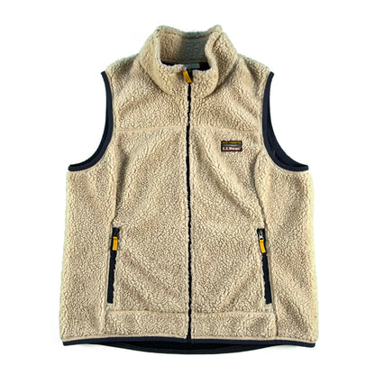 L.L. Bean Deep Pile Fleece Vest- L