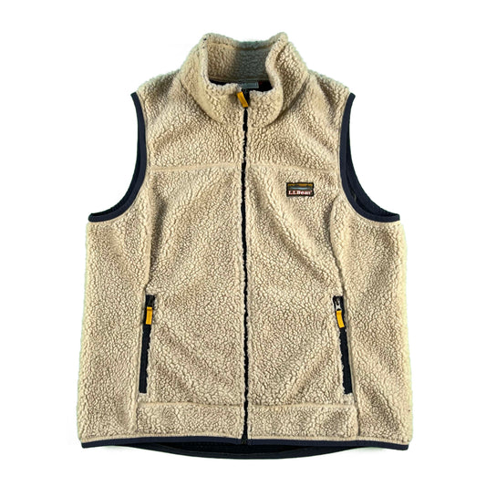 L.L. Bean Deep Pile Fleece Vest- L
