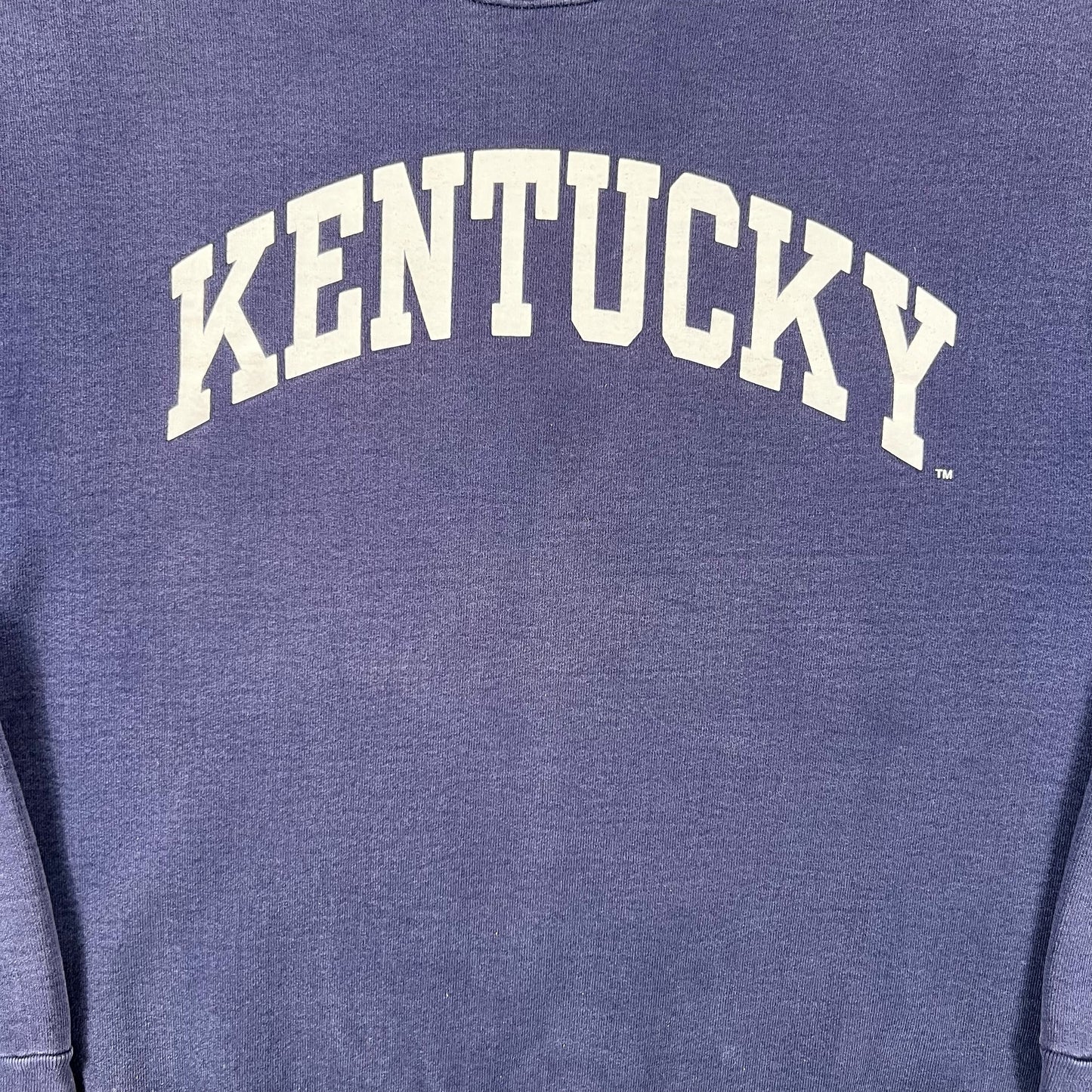 90s Faded Kentucky Basketball Sweatshirt- L