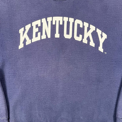 90s Faded Kentucky Basketball Sweatshirt- L