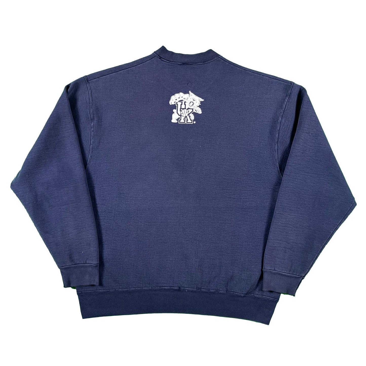 90s Faded Kentucky Basketball Sweatshirt- L